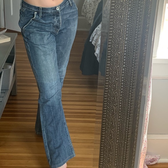 Vintage Paper denim&cloth medium wash jeans